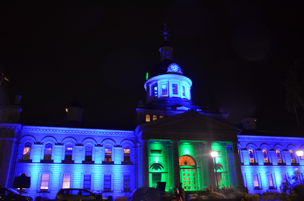 Kingston City Hall Lighting Circular Economy Month